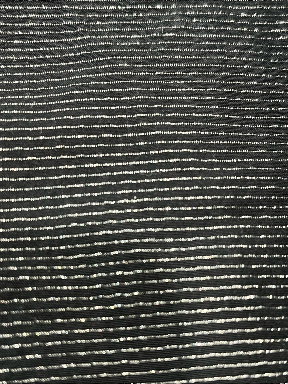 Men’s INC Black Special Occasion Shirt W/ Subtle Silver Metallic Threads Size XL - Picture 6 of 7
